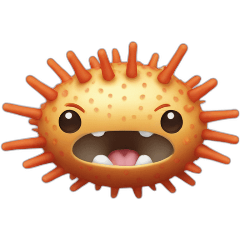 bunny sea urchin emoji