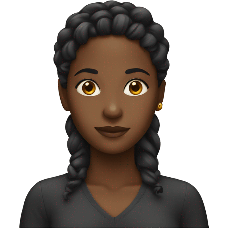 Black girl emoji