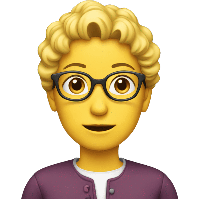 Frau mit Bart emoji