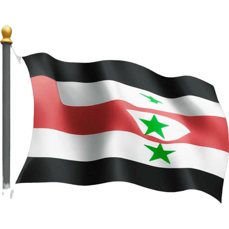 Independent Syria flag emoji