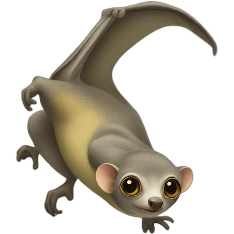 Flying lemur, emoji