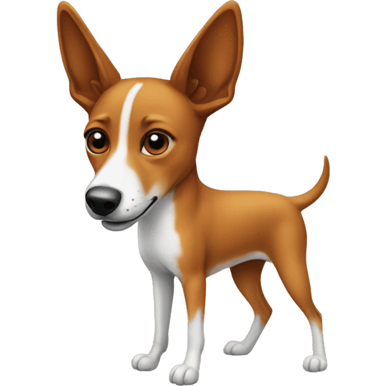 Basenji with a kangaroo  emoji