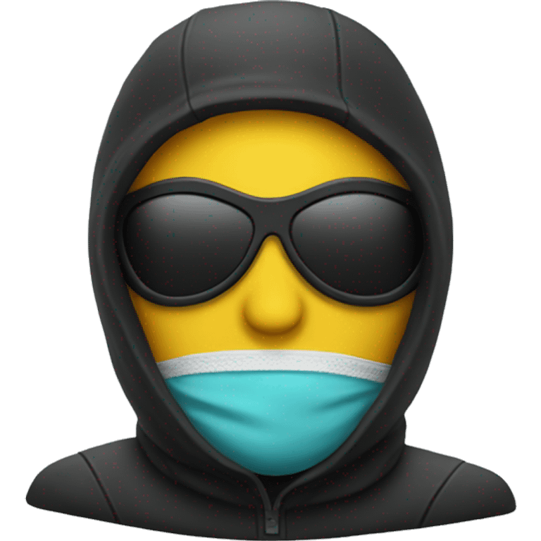 emoji wearing ski mask emoji