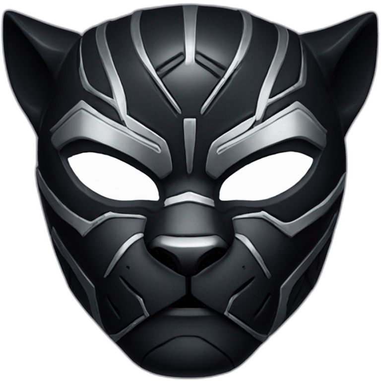 Black panther mask emoji