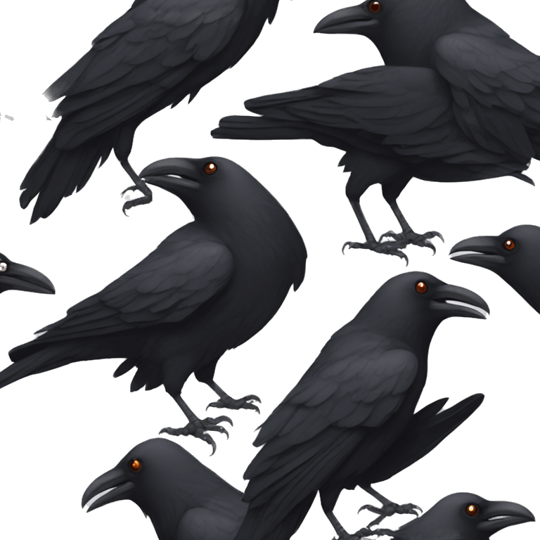 Crow  emoji