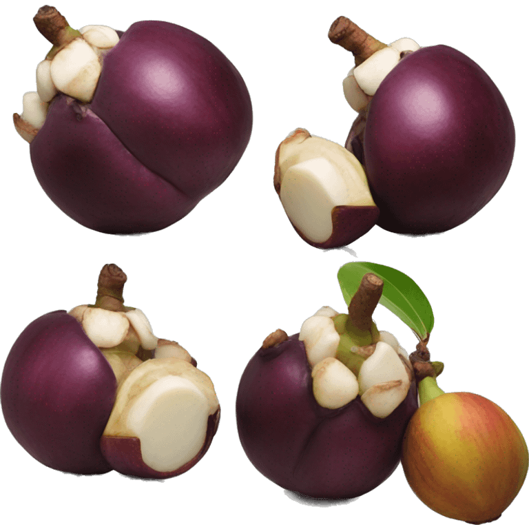 Mangosteen emoji