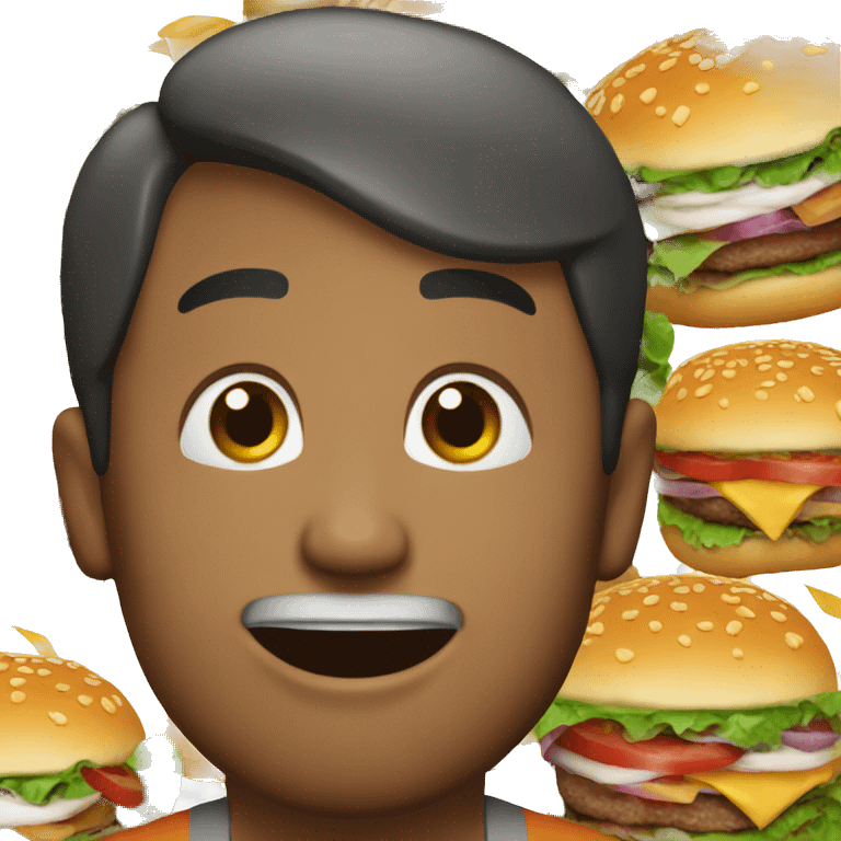 A cheeseburgers birthday  emoji