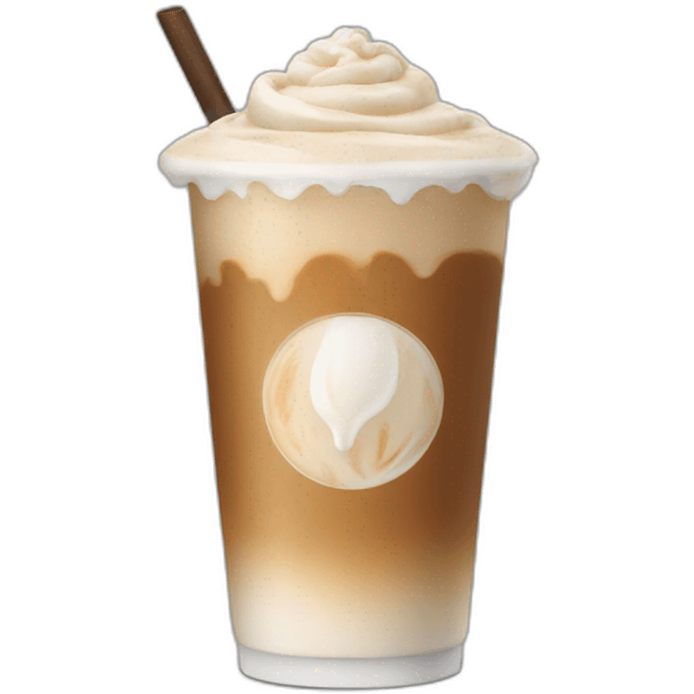 Ice latte emoji