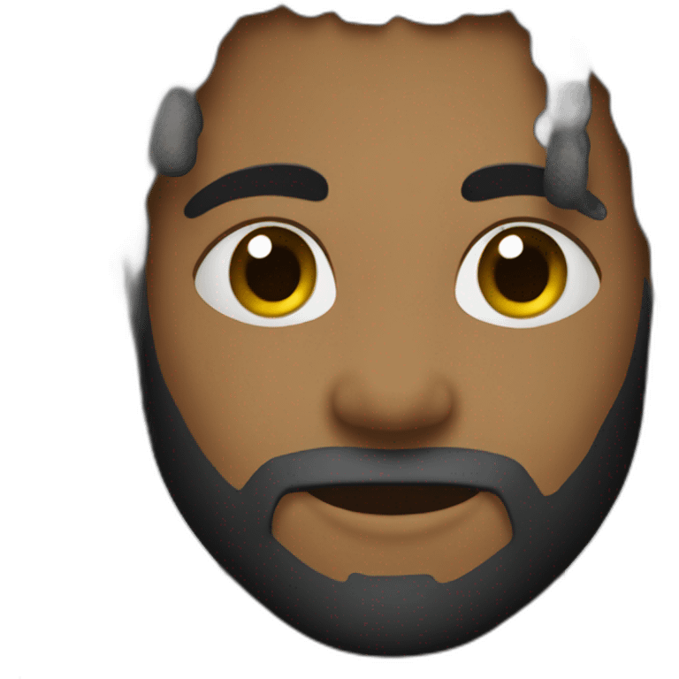 D2, dreads black emoji