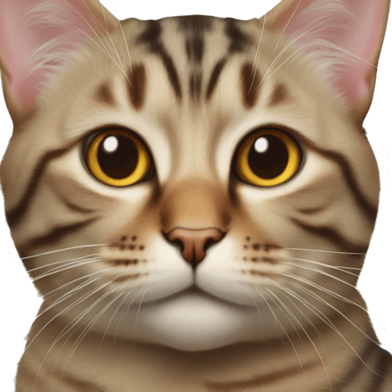 realistic cat portrait close-up emoji