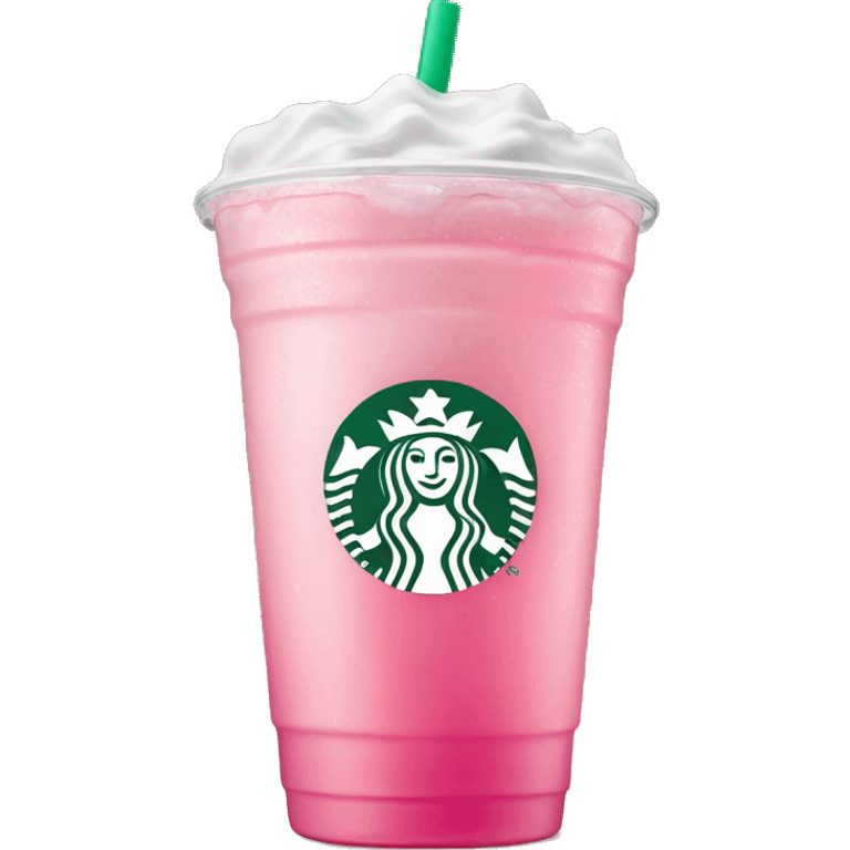 Starbucks pink drink refresher  emoji