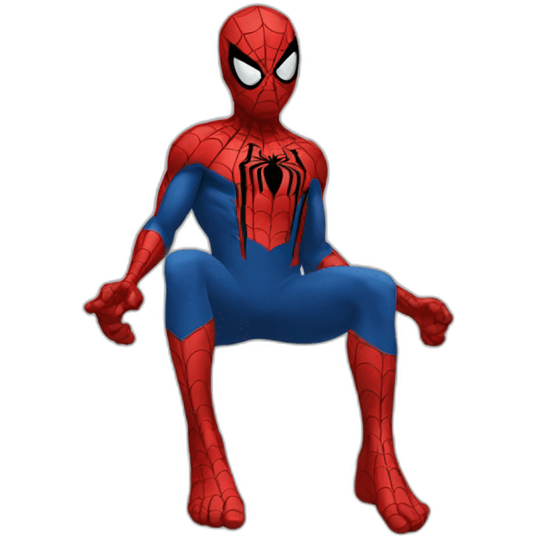 Spiderman bare feet emoji