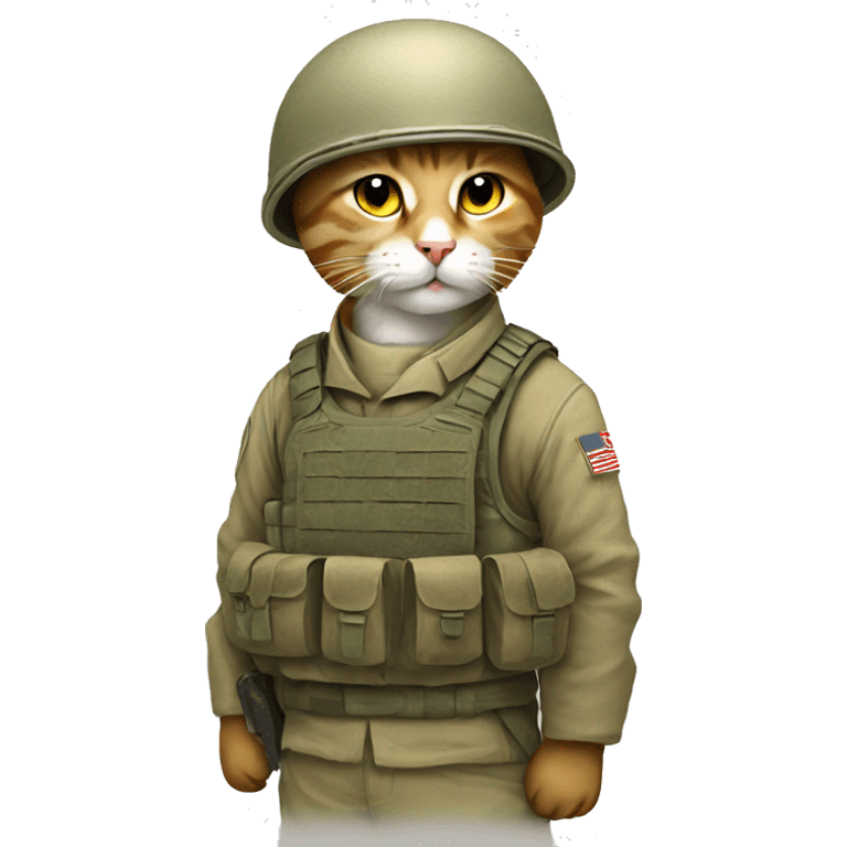 SOLDIER CAT emoji