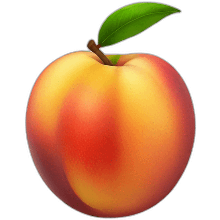 nectarine emoji