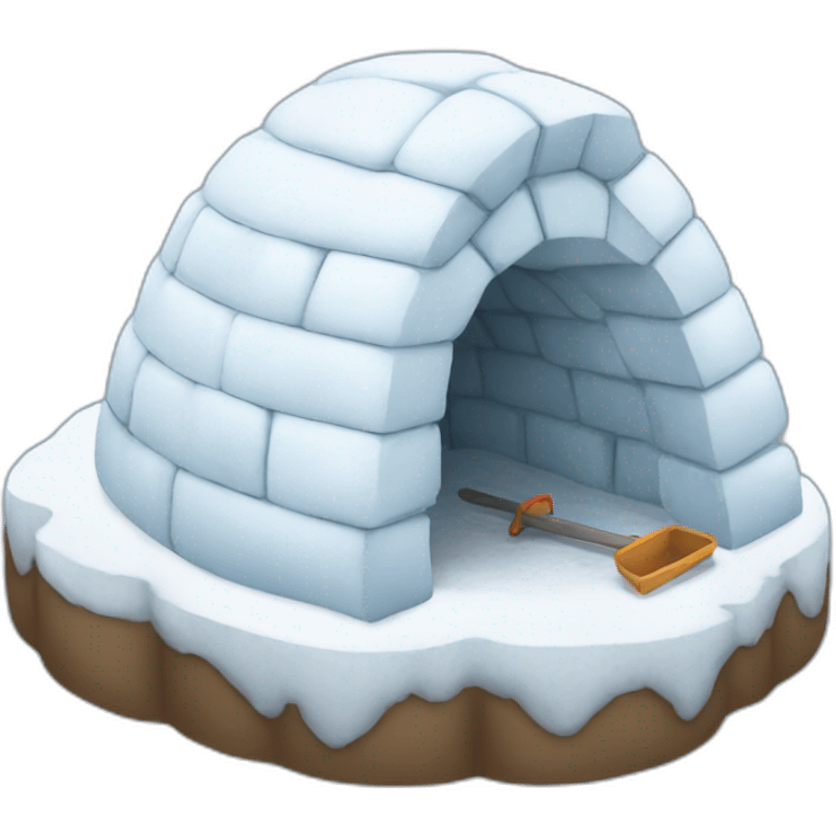 igloo working on it emoji