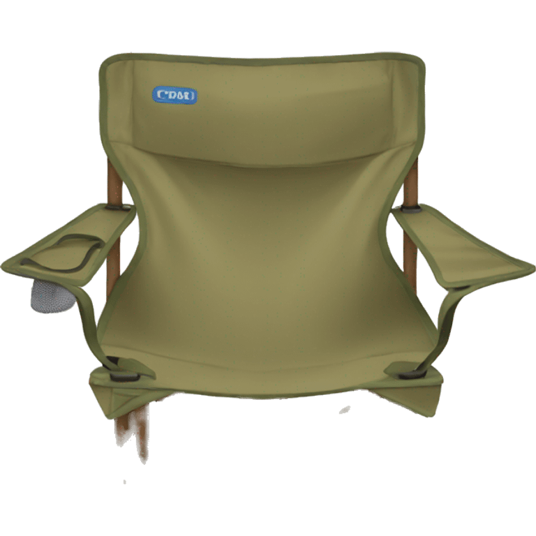 khaki camping chair emoji