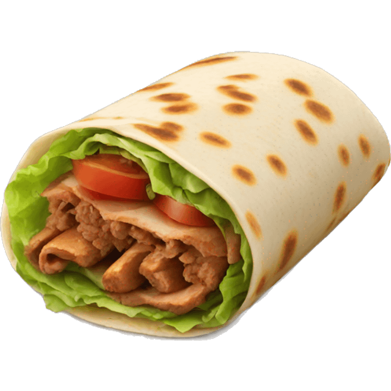 doner wrap emoji