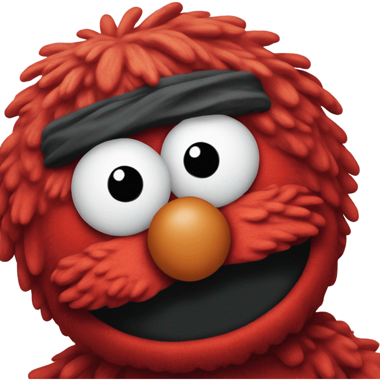 Homeless Elmo emoji