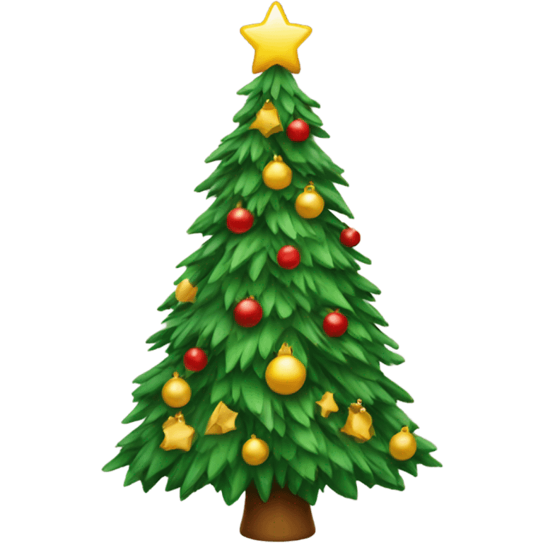 Merry Christmas tree emoji