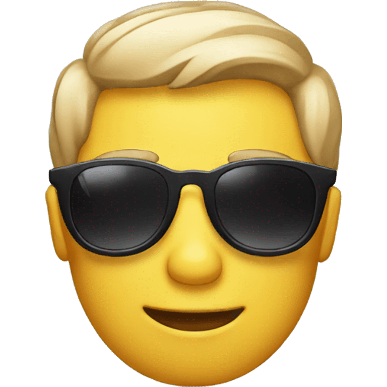 emoji with sunglasses emoji