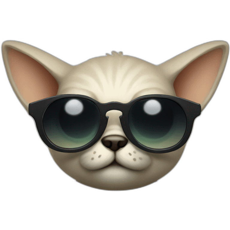 Grogu with sunglasses  emoji