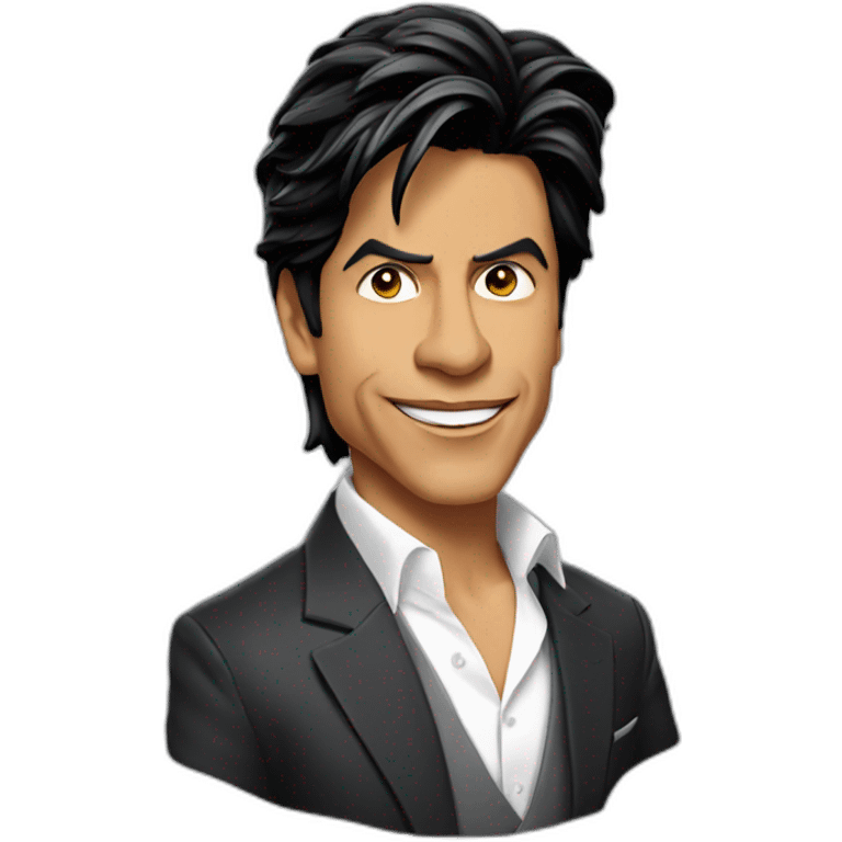 Shahrukh khan in suit emoji