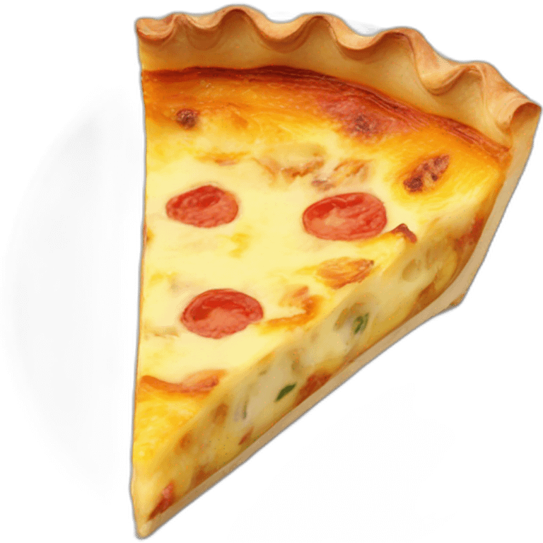 Quiche lorraine slice emoji