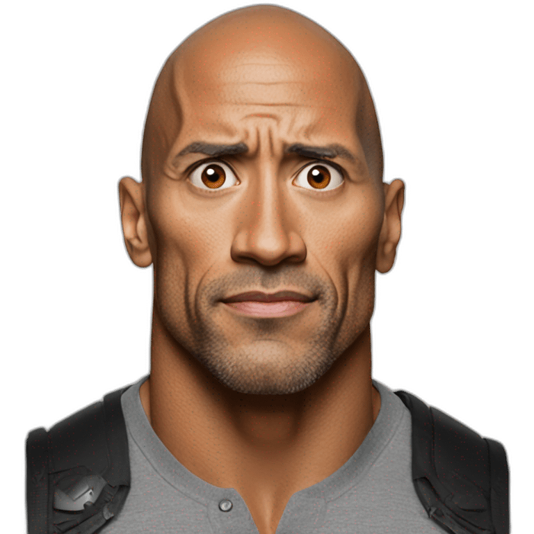 The rock eyes meme emoji