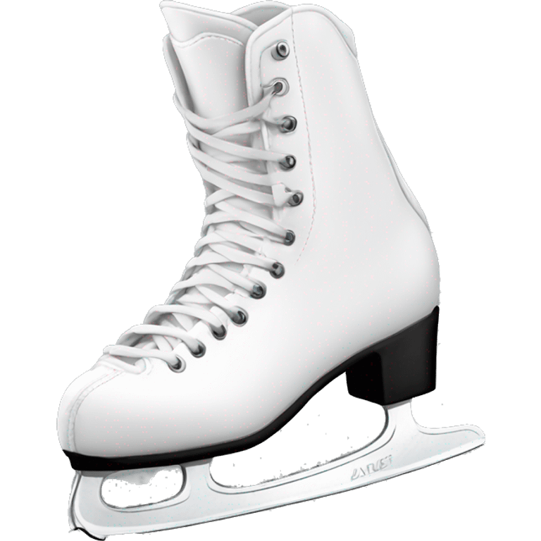 Ice skating boots white  emoji