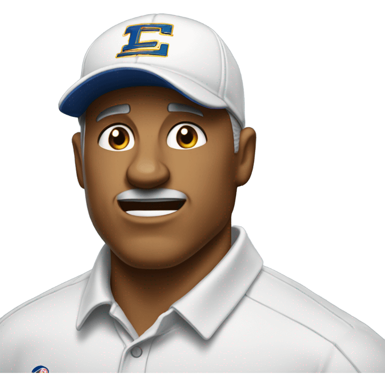 College football coach crying emoji