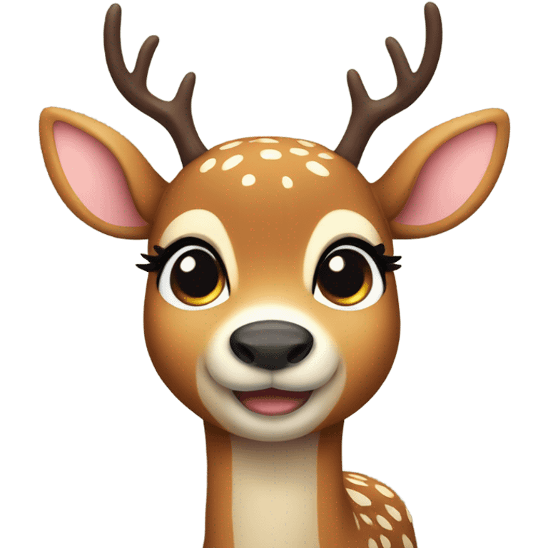 cute deer emoji