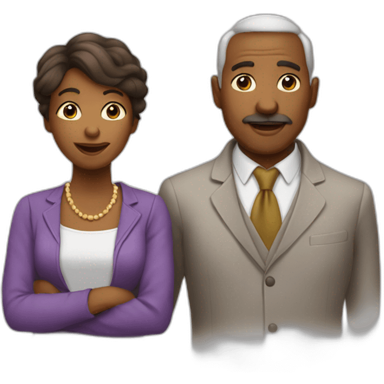 papa et maman inquiet emoji