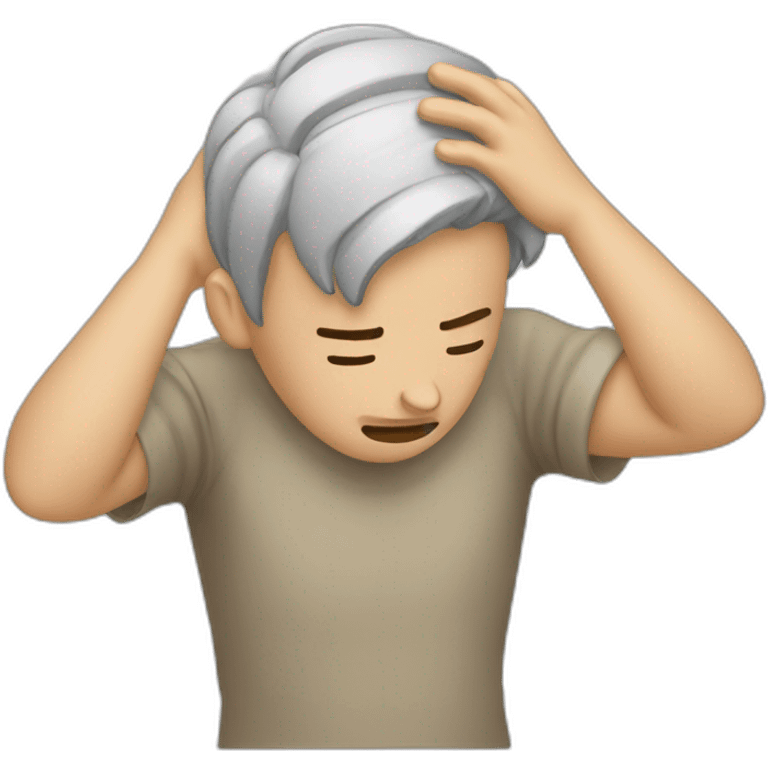 Double facepalm emoji