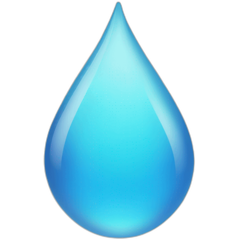 Water drop emoji