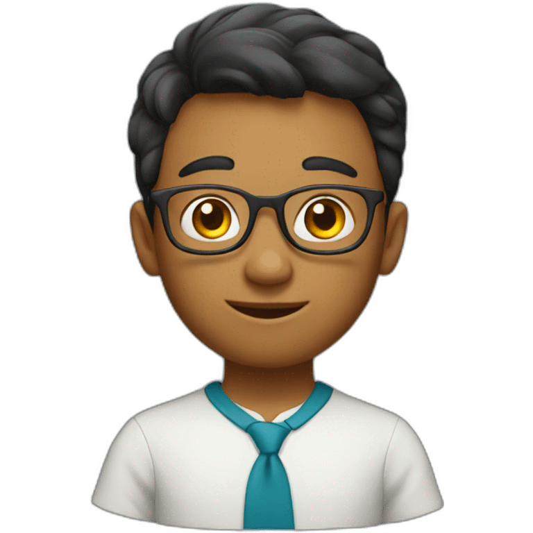 smart boy emoji