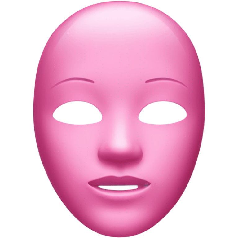 moisturizing hydrogel face mask pink emoji