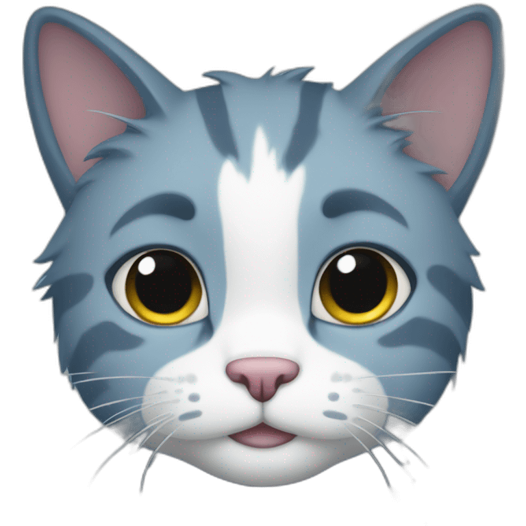 blue cat furry emoji