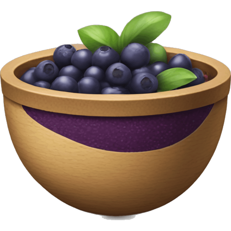 açaí bowl  emoji