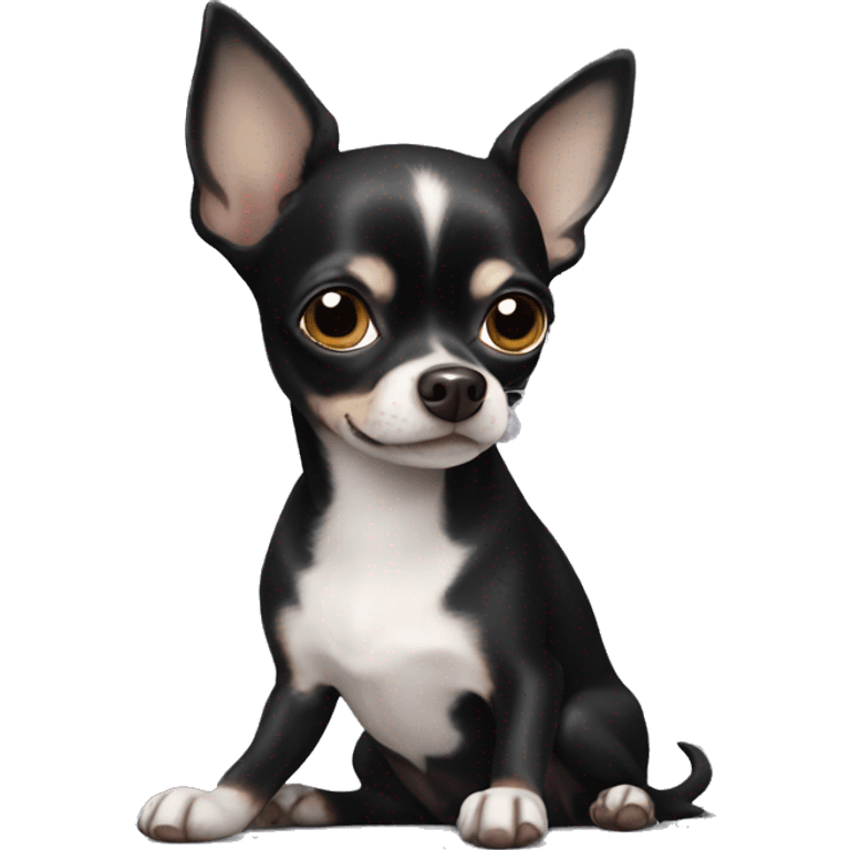 Black chihuahua emoji