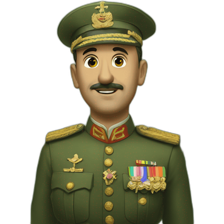 Lgtbi francisco franco in a unocorn in a swamp emoji