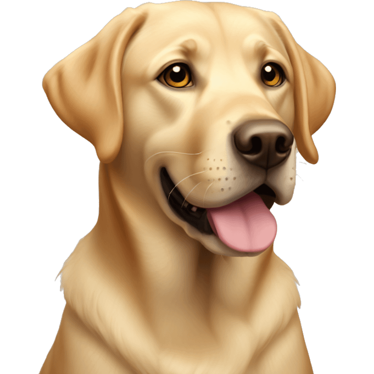 Labrador retriever golden emoji