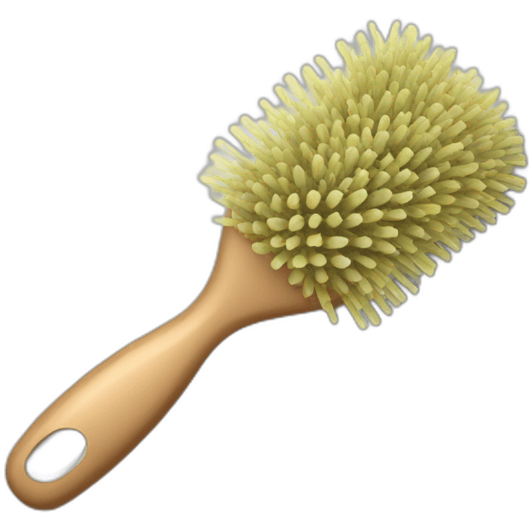 hair brush emoji