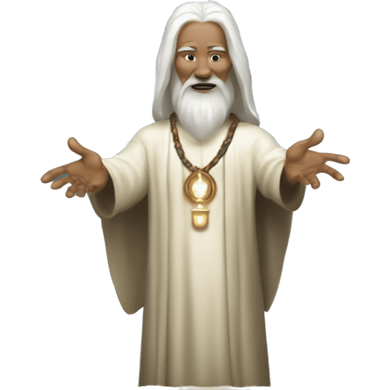 Gnostic Priest, Sage, Shaman of the light of Christ. Patronus charm emoji