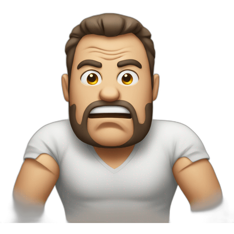 An hangry man emoji