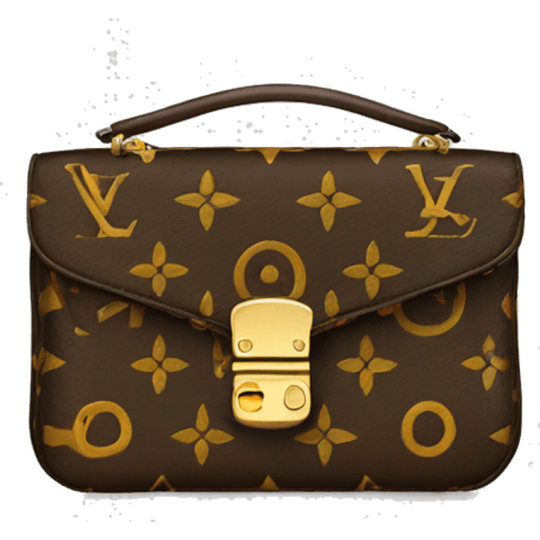 LV pochette metis emoji