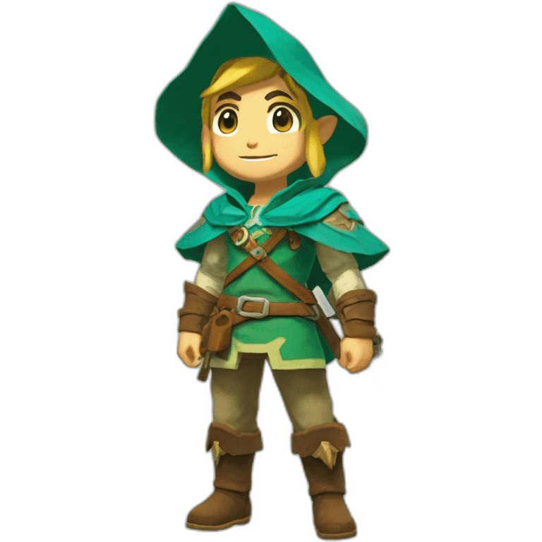 Jeune garçon de 7 ans en Zelda de BOTW emoji