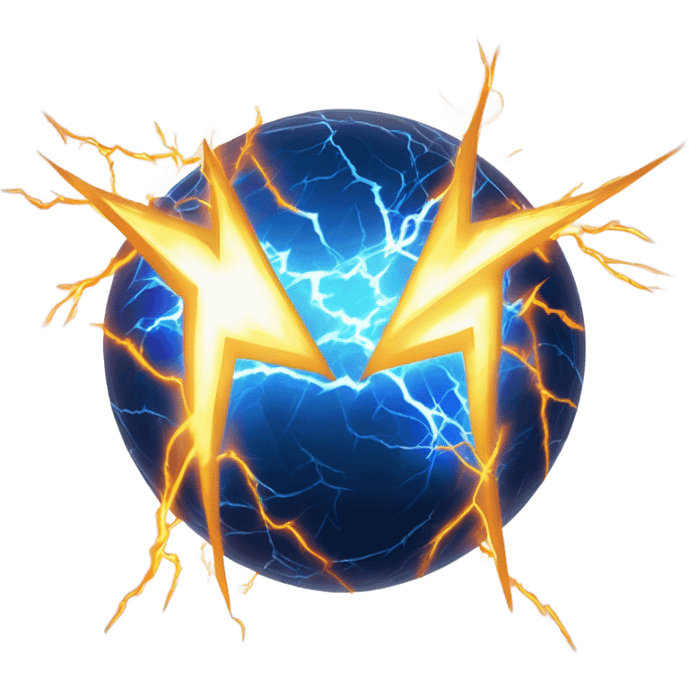 Orb of electricity  emoji