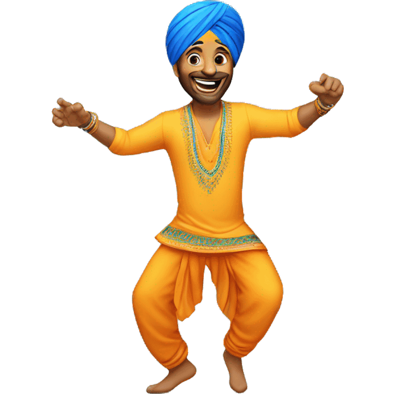 indian guy doing bhangra emoji