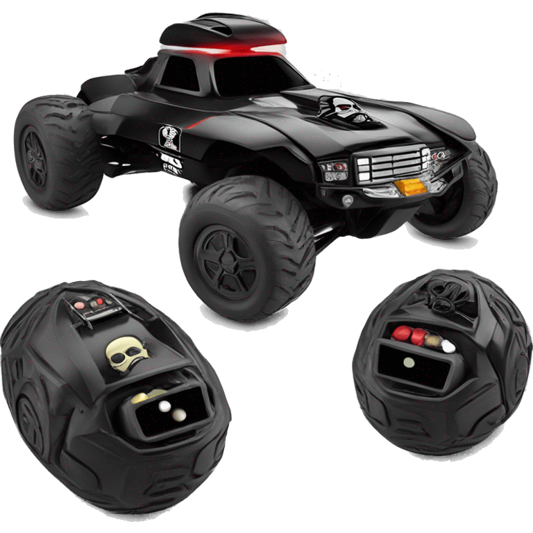 Darth Vader themed sporty rc car  emoji