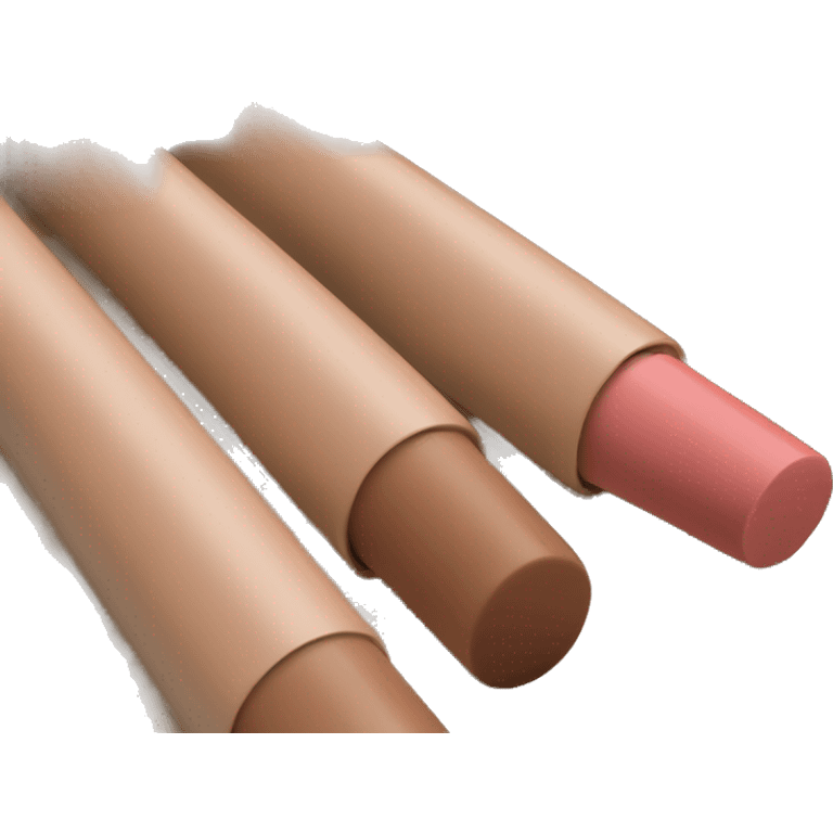 Mac lipstick nude beige color  emoji